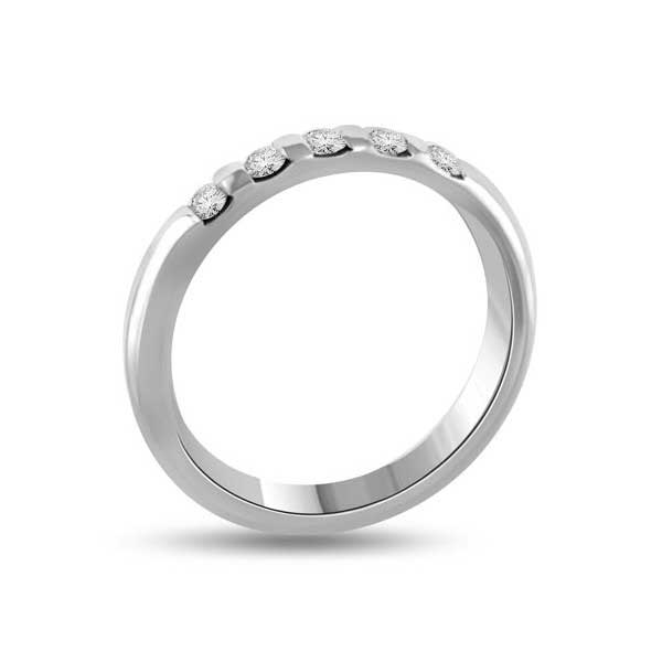 Halb Eternity Ring  Ring Weißgold R124