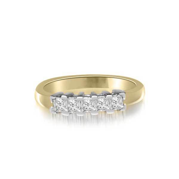 Halb Eternity Ring   Gelbgold R131