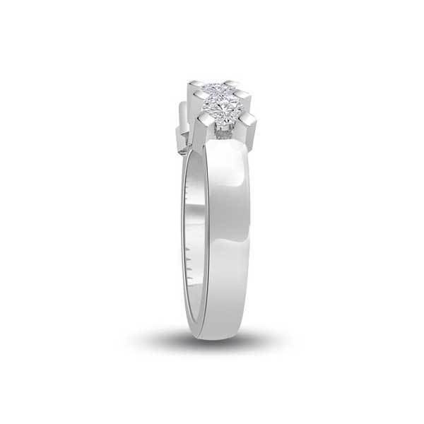 Halb Eternity Ring   Platin  R177