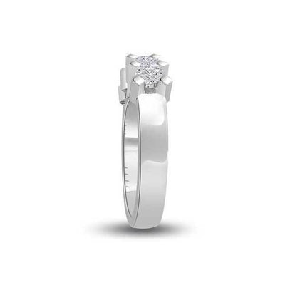 Halb Eternity Ring   Platin  R177