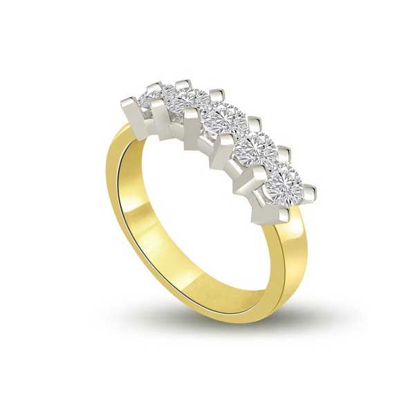 Halb Eternity Ring  Ring Gelbgold R177