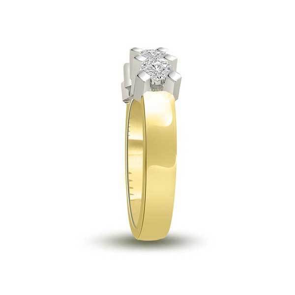 Halb Eternity Ring  Ring Gelbgold R177