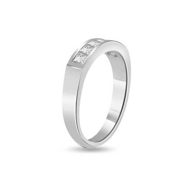 Halb Eternity Ring  Ring Weißgold R202