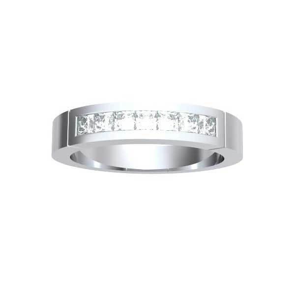 Halb Eternity Ring   Platin  R203