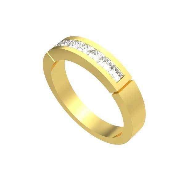 Halb Eternity Ring  Gelbgold R203