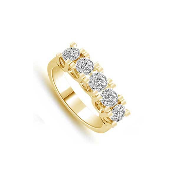 Halb Eternity Ring   Gelbgold R259