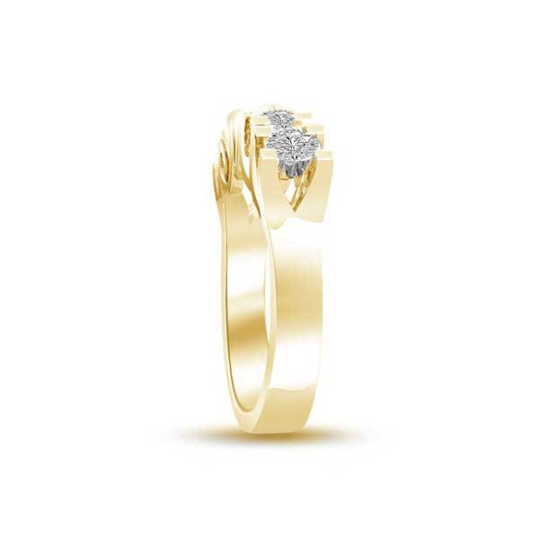 Halb Eternity Ring   Gelbgold R259