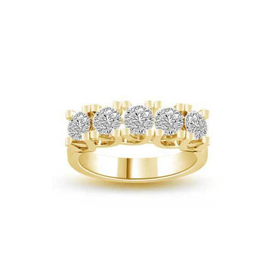 Halb Eternity Ring   Gelbgold R259