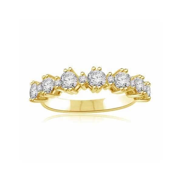 Halb Eternity Ring   Gelbgold R303