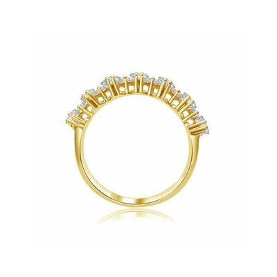 Halb Eternity Ring   Gelbgold R303