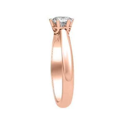 Solitär Ring Diamant  RoséGold R269