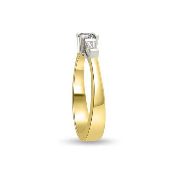 Solitär Ring Diamant  Gelbgold R130