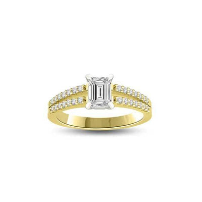 Solitär Ring Diamant  Gelbgold R283