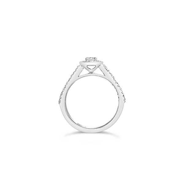 Solitär Ring   Diamond Platinum R935